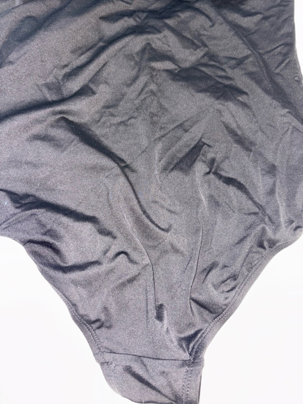 ana Swimsuit One Piece Black Cutout Monokini 12 EUC - Picture 6 of 7